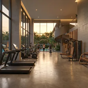 Gym at TVS Emerald Avalon
